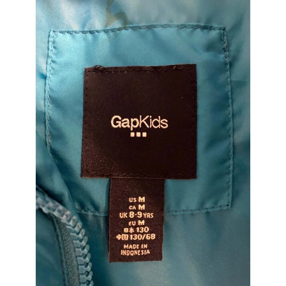 GAP KIDS ELECTRIC BLUE PUFFER VEST -  MEDIUM NO FLAWS NO DEFECTS GREAT CONDITION